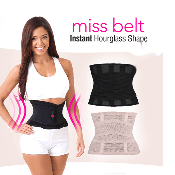 Double part Miss Belt Waist Slimming Shaper( Instant Hourglass Body Shaper Slimming for women)