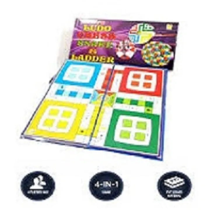 3 in 1 Chess Ludu Snake PVC