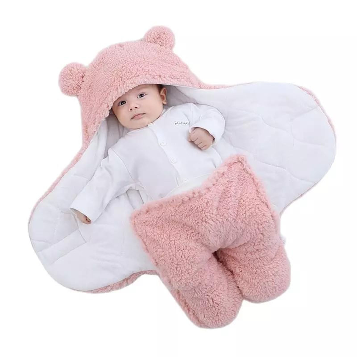 Cute Baby Cocoon Sleeping Bag Ultra-Soft for Newborn